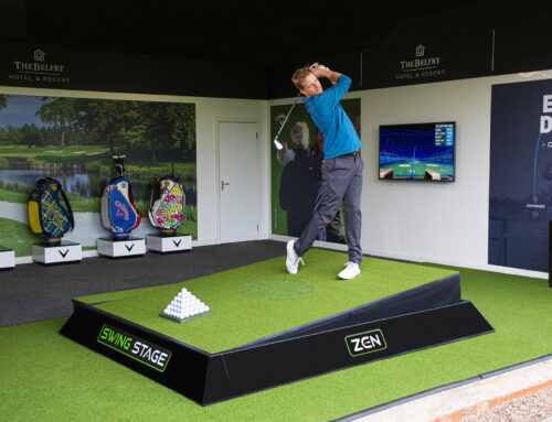 Zen Swing Stage brings movement to driving ranges, enhances indoor golf technology