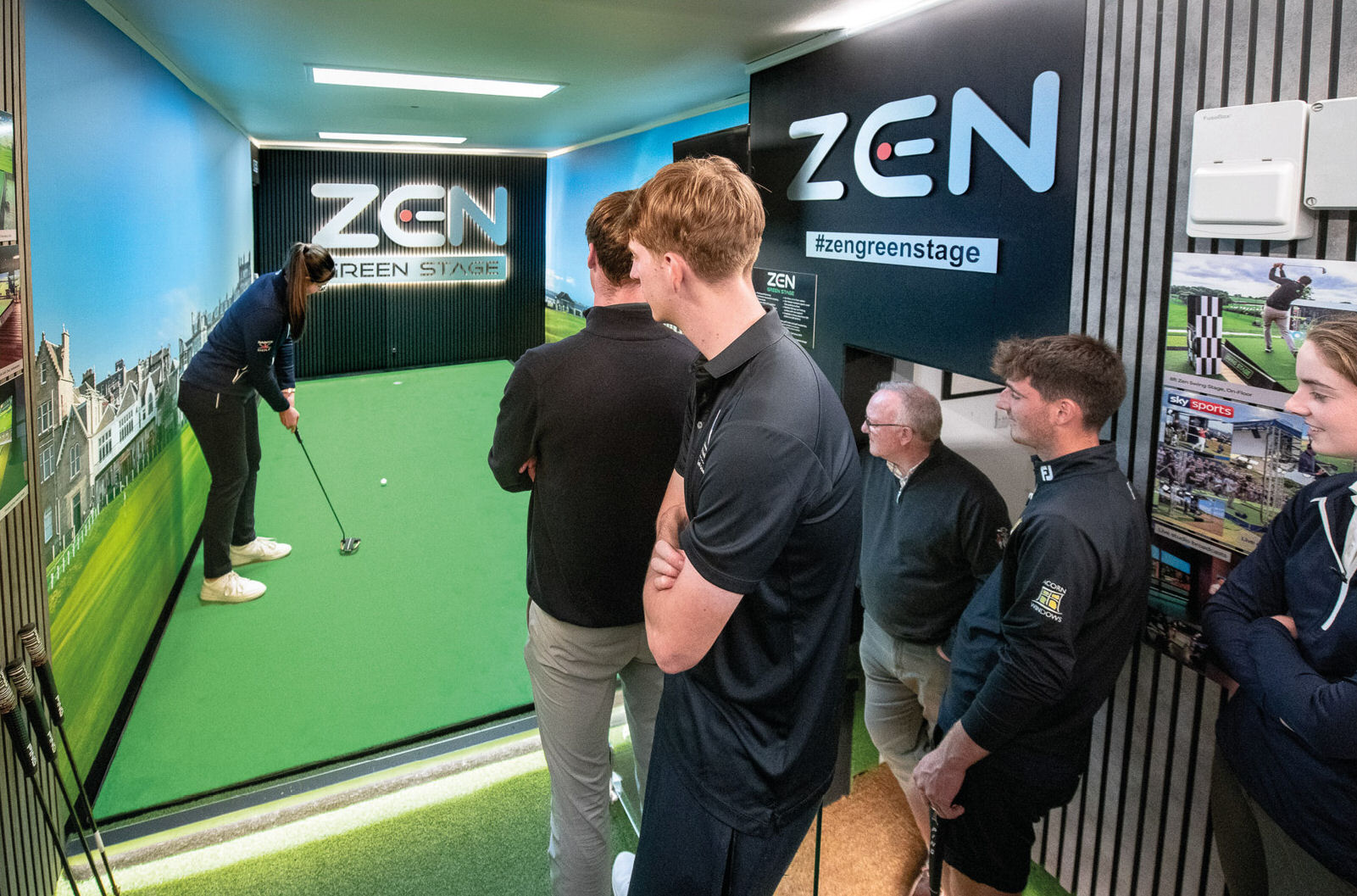 Historic Putts on a Zen Green Stage